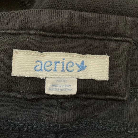 Aerie | Charcoal Gray Yoga French Terry sweatPants - Picture 4 of 7